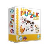 Circle Toys CRCL020 Baby Puzzle Çiftlik Hayvanları, Çok Renkli + Sudoku 5; Dünyanın En Sevilen Bulmacası - 5 + 10 Kitap - Hayır