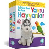 Circle Toys İlk Dokun Hisset Kartlarım Yavru Hayvanlar Gelişim Destekleyici Güvenli Kullanım
