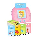 Circle Toys İngilizce Konuşan Sesli Flash Eğitim Kartları 224 Kart - Pembe
