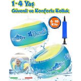 Circle Toys Mavi Yüzme Yardımcısı Şişme Deniz Kolluğu 1-4 Yaş 6-18 kg Güvenli Kullanım