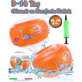 Circle Toys Yüzme Yardımcısı Şişme Deniz Kolluğu 3-14 Yaş 18-34 Kilo - Turuncu