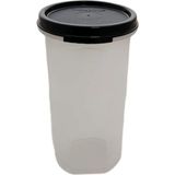 Circular 650 ml Siyah Yumurta Kabı Yuvarlak Kutu Kuru Saklama Stoku Dekorasyon Geri Sihirli Kutu Kahve Pedleri Için