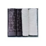 Circular Best Set (Hamam Takımı) Krem-Antrasit