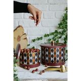 Circus Desenli Metal Saklama Kabı Seti - 2'li Set (1,3 Lt - 2,9 Lt) ERB53T8