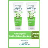 Cire Aseptine 200 ML Soft Aloe Vera Prebiyotik 2 Adet Krem