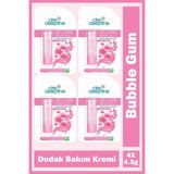 Cire Aseptine 4,5 gr Bubble Gum Dudak Bakım Kremi 4 Adet Ceramide İçeren Nemlendirici