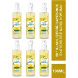 Cire Aseptine 6 Adet Limon Kolonyası 100 Ml Sprey