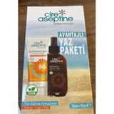 Cire Aseptine Avantajlı Yaz Paketi - Karma Ve Yağlı Ciltler Yüz Güneş Koruyucu 50 Ml + Bronzlaştırıcı 90 Ml