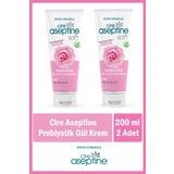 CIRE ASEPTINE El, Yüz ve Vücut Kremi 200 ml Prebiyotik Gül x 2 Adet