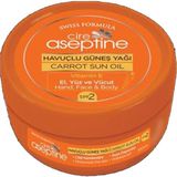 Cire Aseptine Havuçlu Güneş Yağı SPF 2 Cildinizi Besler 100 ml Suya Dayanıklı Formül