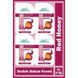 Cire Aseptine Renkli Nemlendirici Dudak Bakım Kremi 4,5 gr 4 Adet Hyaluronik Asit ve Ceramide İçerir