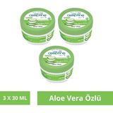 Cire Aseptine Soft Aloe Vera Özlü Rahatlatıcı Besleyici Prebiyotikli Krem 30 ml x 3 Adet