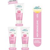 Cire Aseptine Soft Prebiyotik Gül El,Yüz Ve Vücut Kremi 200 Ml 3 Adet