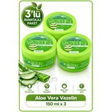 Cire Aseptine Vazelin Aloevera 150 Ml 3 Adet