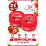 Cire Aseptine Vazelin Çilek 150 Ml 2 Adet