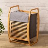 Çırpan Ev Bambu Çamaşır Sepeti 40X35X61CM
