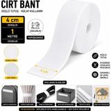 Cırt Cırt Bant Beyaz 4 Çift Güçlü Yapışma Özellikli - Çok Renkli