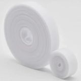 Cırt Cırt Sabitleyici Kablo Düzenleyici 5 metre x 1cm Kanca ve Döngü Kayışları, Tekrar Kullanılabilir, Çift Taraflı Kanca Rulo Düzenleyici Kayışlar, Bağlama Bandı (Beyaz)