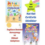 Cırt Cırtlı Etkinlik Kitapları 2 Yaş - 3 Yaş Set (Kat Kat Cırt Cırtlı Etkinlikler) - Çok Renkli