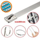 Cirt Kelepce Metal Paslanmaz Celik Kablo Zip Bagi Cok Amacli Baglama 4.6X200 1 Adet