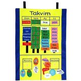 Cırtlı Eğitim Takvim Panosu Duvar Takvimi