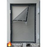 Cırtlı Yapışkanlı Pencere Sineklik - Pvc Pimapen Cam Sinekliği renk-uruntipi-olcu-siyah-orta-tip-pencere-boyu-61-150-cm-arasi