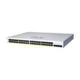 Cisco Business Cbs220-48P-4G Akıllı Anahtar | 48 Ge Bağlantı Noktası | Yetki Belgesi | 4X1g Sfp | 3 Yıllık Sınırlı Donanım Garantisi (Cbs220-48P-4G-Eu)