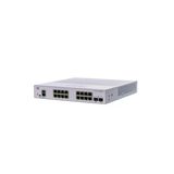 Cisco Business Cbs250-16T-2G Akıllı Anahtar | 16 Ge Bağlantı Noktası | 2 X 1G Sfp | Sınırlı Ömür Boyu Koruma (Cbs250-16T-2G)