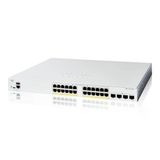 Cisco Catalyst 1200-24Fp-4G Akıllı Anahtar, 24 Bağlantı Noktalı Ge, Tam Poe, 4X1ge Sfp, Sınırlı Ömür Boyu Koruma (C1200-24Fp-4G)