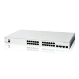 Cisco Catalyst 1200-24T-4G Akıllı Anahtar, 24 Bağlantı Noktalı Ge, 4 X 1-Ge Sfp, Sınırlı Ömür Boyu Koruma (C1200-24T-4G)