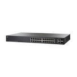 Cisco Sf220-24P Hızlı Ethernet Poe Ve 24 Ve 2 Bağlantı Noktalı Gigabit Ethernet Akıllı Anahtar (Sf220-24P-K9-Eu)