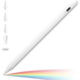 Cisteen IPAD(2018-2025)PRO11M4-AIR11M2-İP10/9/8/7/6-AIR5/4/3-MINI6/5 Için Avuç Içi Reddi Aktif Stylus Kalem - Beyaz