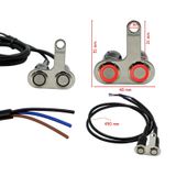 Çıt Açma Kapama Düğme 2 Li Krom Üniversal SM0010020K-2-LD