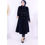 Çıt Çıt Düğme Detay Kaban 70035 Lacivert - 38