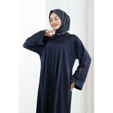 Çıt Çıt Düğmeli Ferace 70023 Lacivert