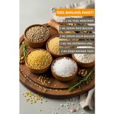 ÇİT KEÇİ ÇİFTLİĞİ Özel Baklagil Paketi 10 KG – Yeşil Mercimek + İnce Bulgur + Kalın Bulgur + Taş Değirmen Unu + Tuz