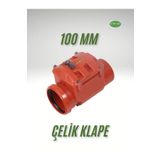 ÇİTAŞ 100 Lük Kalın Çelik Klapeli Çekvalf 110 MM PVC Boru Çekvalfi Su Terazili