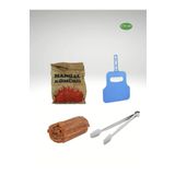 ÇİTAŞ DÖRTLÜ PİKNİK-MANGAL SETİ (1 KG KÖMÜR-MAŞA-YELPAZE-DOĞAL ÇIRA)