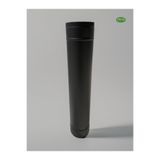 ÇİTAŞ MAT SİYAH - ANTRASİT TAM BOY SOBA BORUSU 70 CM 0.40 MM KALINLIK
