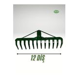 ÇİTAŞ TIRMIK TAKVİYELİ KALIN METAL 12 DİŞ SAPSIZ BAHÇE-OT TIRMIK