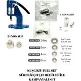 Çıtçıt Dükkanım Tulumba El Presi Kuşgözü Set 3/4/5/24 numara ve kalıp