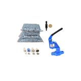 Çıtçıt makinesi, (Nikel) 720 adet 15mm Paslanmaz Alfa Çıtçıt, Kalıplarıyla Beraber.