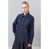 Çıtçıtlı Denim Gömlek Lacivert K2513520_015 - 40
