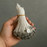 Çıtçıtlı Mum Fitili 16 Numara 25 Adet 11 Cm Renksiz