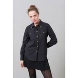 Çıtçıtlı Poplin Gömlek Siyah K2513522_001 - 40