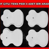 Çıtçıtlı Tens Pedi 4 Lü