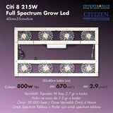 Citi 8 215W Full Spectrum Grow LED Lamba - Beyaz