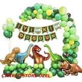 Çıtı Pıtı Store Çıtıpıtıstore Dinazor Lüks Doğum Günü Balon Seti