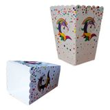 Çıtı Pıtı Store Unicorn Temalı Karton Popcorn Kutusu
