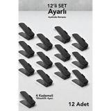 Citim 12'li Ayarlanabilir Ayakkabı Rampası - Yükseklik Ayarlı Ayakkabı Düzenleyici Dolap İçi Organizer